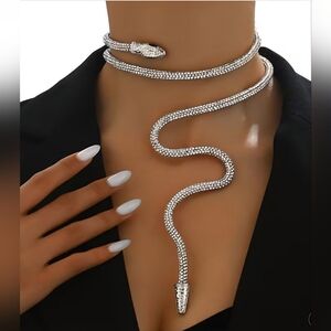 Bendable Snake Wrap Necklace Armband Bracelet Witchy Boho New